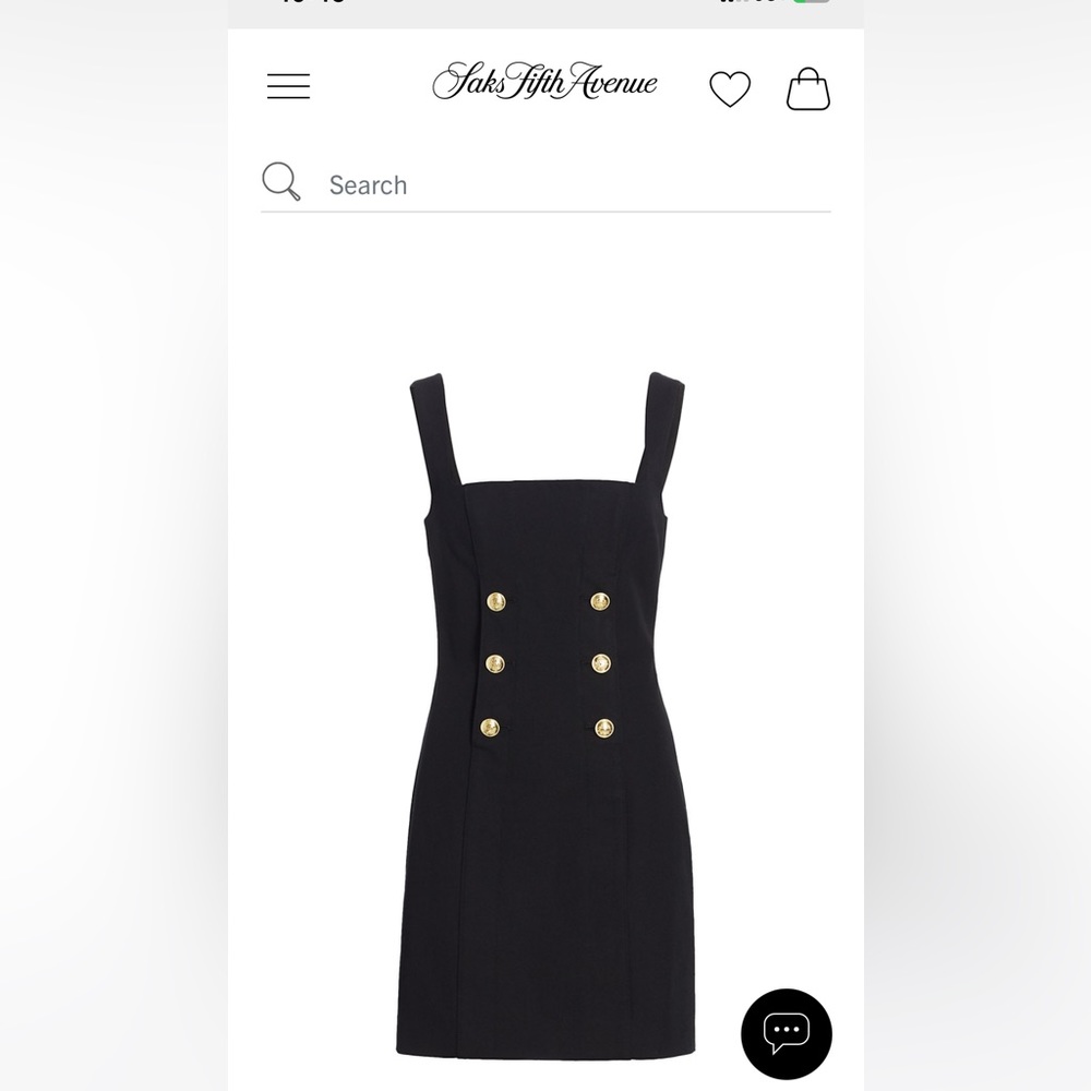 Derek Lam 10 Crosby black nautical mini dress sz 8